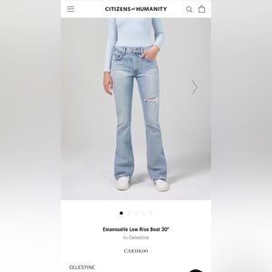 NWT! 🏷 Citizens of Humanity “Emanuelle” Jeans